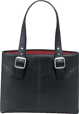 Solo Classic Laptop Tote Black Red Lining K709 4 17