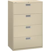 HON Brigade 4 Drawer Lateral File, Putty/Beige,Letter/Legal, 36