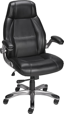 Staples Torrent Bonded Leather Managers Chair Black