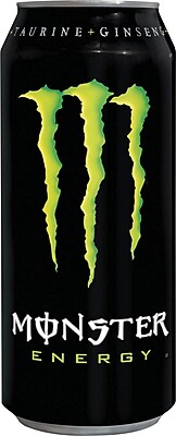 Monster Lemon and Lime Energy Drinks, 16 oz. Cans, 24/Case | Staples®