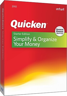Quicken Starter Edition 2012 [Boxed CD]