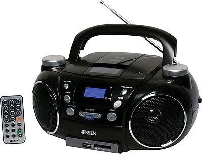Jensen CD 750 Portable AM FM Stereo CD Player with MP3 Encoder Player