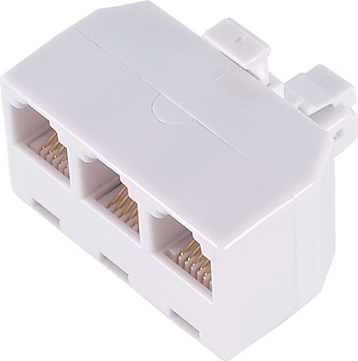 Power Gear Triplex Adapter White