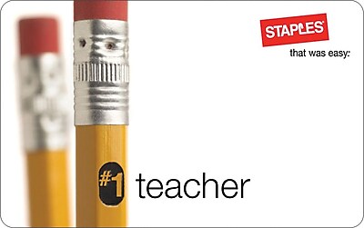 StaplesÃ¯Â¿Â½ Teacher Gift Card 100
