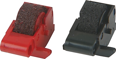 Porelon PR 78B R Black and Red Calculator Ink Rollers 2 Pack