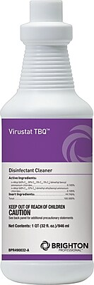 Brighton Professional Virustat TBQ Disinfectant Cleaner 32 Oz.