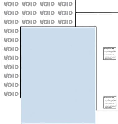 DocuGard Standard Medical Security Paper Blue 8 1 2 W x 11 L 500 Ream