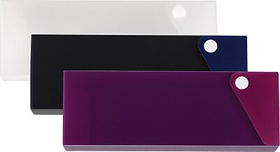 Staples Slider Pencil Cases Assorted 26092 CC