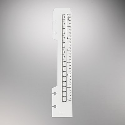 Staples Arc System Durable Poly Ruler Junior Size Transparent 21801