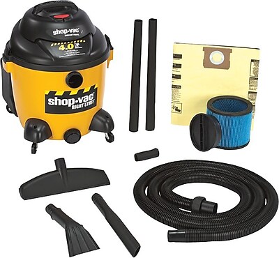 Right Stuff 120 V 60 Hz 12 A 6.5 hp Industrial Wet\/Dry Vacuum Cleaner, 18 gal Capacity, 195 cfm