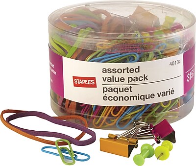 Staples Essentials Value Pack Assorted Colors Each 40104