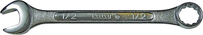 Pony Carbon Steel Open Box Combination Wrench 1 2 in Opening