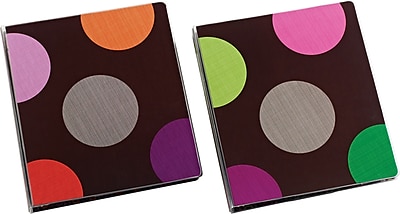 1 Carolina Pad Hot Chocolate Collection Vinyl Binder with Round Rings