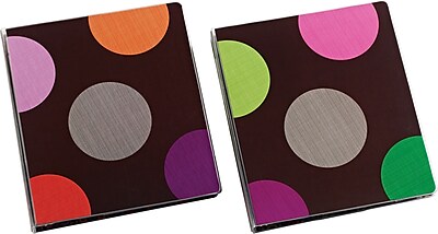 1 Carolina Pad Hot Chocolate Collection Vinyl Binder with Round Rings