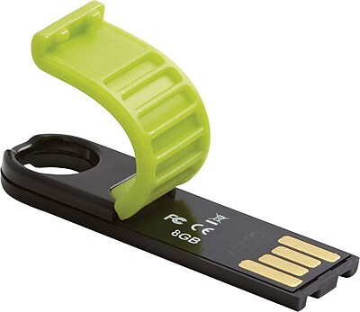 Verbatim Micro Plus 97758 8GB USB 2.0 Flash Drive Eucalyptus Green Black