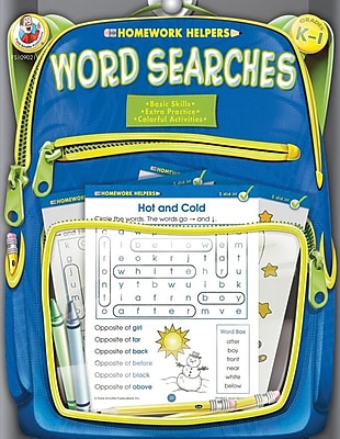 Frank Schaffer Word Searches Workbook Grades K 1
