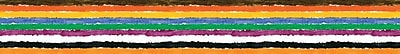 Carson Dellosa Publishing 108068 3 x 3 Straight Stripes The World of Eric Carle Brown Bear Straight Borders Multicolor