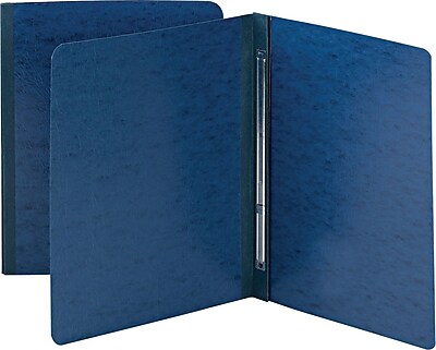 Smead Side Opening Pressboard Report Cover Prong Fastener Letter Dark Blue