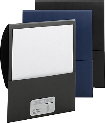 Smead Stackit Folders in Linen Stock Black 9 1 2 W x 11 1 2 5 Pk