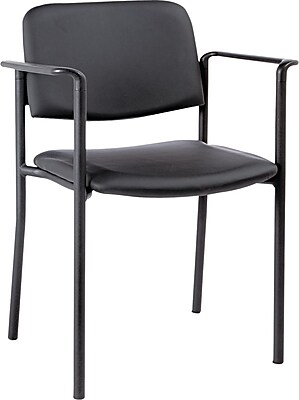 Alera Sorrento Caresoft Faux Leather Multipurpose Guest Chair Black