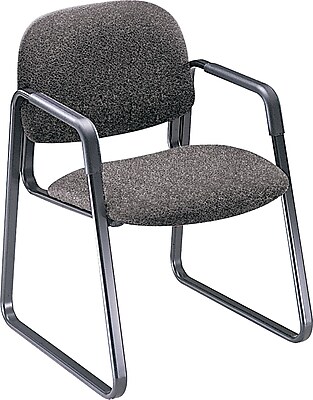 HON Solutions Seating Fabric Sled Base Guest Chair Gray HON4008AB12T