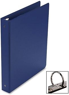 Wilson Jones 368 Basic Round Ring Binder 1 Blue