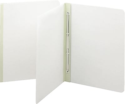 Side Opening Pressboard Report Cover Prong Fastener Letter Gray