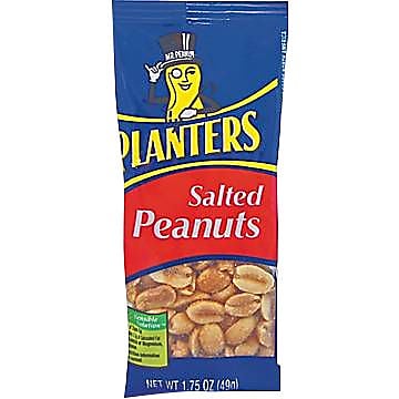 Planters Salted Peanuts 1.75 oz. Bags 12 Bags Box