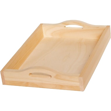 Walnut Hollow Pine Rectangle Serving Tray