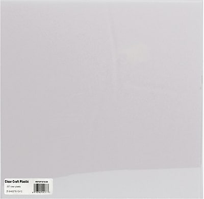 Grafix Craft Plastic Sheets 12" x 12" 25/Pkg-Clear .07 | Staples®