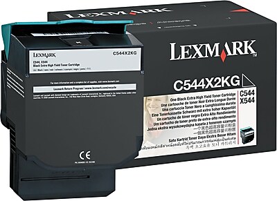 Lexmark Black Toner Cartridge C544X2KG Extra High Yield