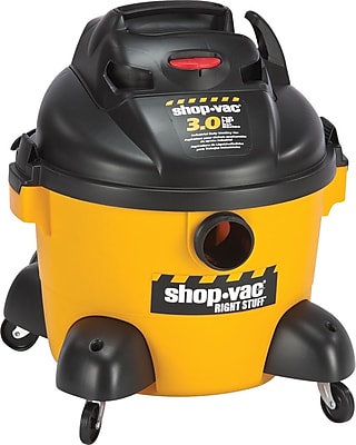 Shop-Vac Right Stuff Wet\/Dry Vacuum, 6 gal, 3 hp, 19 lbs., Yellow\/Black