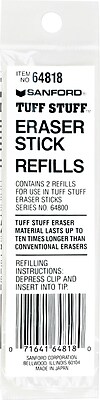 Paper Mate Tuff Stuff Eraser Refill White 2 pk 64818