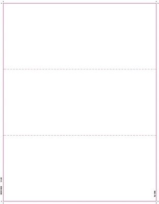TOPS W2 OR 1099 Blank Front and Back Tax Form 1 Part White 8 1 2 x 11 50 Sheets Pack