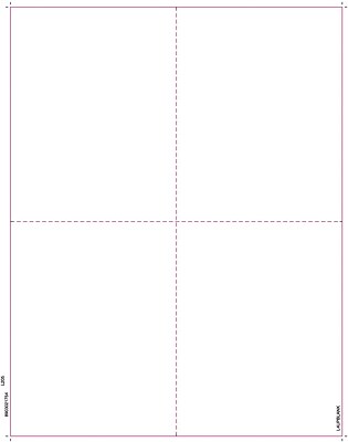 TOPS W 2 Blank Front and Back Tax Form 1 Part White 8 1 2 x 11 50 Sheets Pack