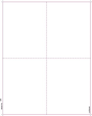 TOPS W 2 Blank Front and Back Tax Form 1 Part White 8 1 2 x 11 50 Sheets Pack