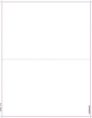 TOPS 1099MISC Tax Form 1 Part Blank face with Copy B backer White 8 1 2 x 11 50 Sheets Pack