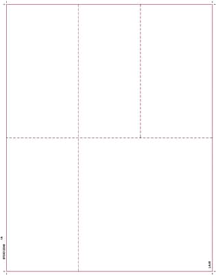 TOPS W 2 or 1099 Blank Front and Back Tax Form 1 Part White 8 1 2 x 11 50 Sheets Pack