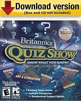 Britannica Quiz Show for Windows 1 User [Download]