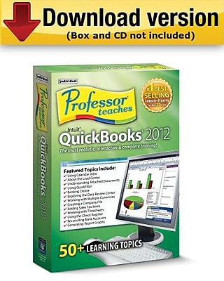 Professor Teaches QuickBooks 2012 for Windows 1 User [Download]