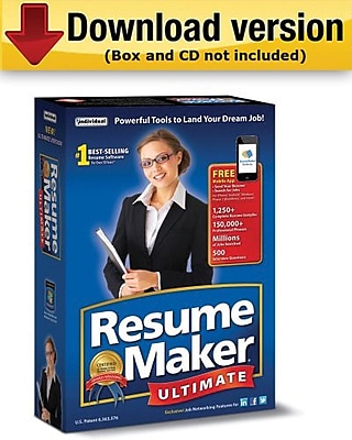 ResumeMaker Ultimate 6 for Windows 1 User [Download]