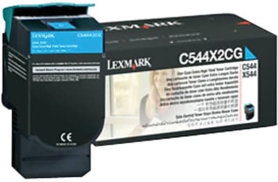 Lexmark Cyan Toner Cartridge C544X2CG Extra High Yield