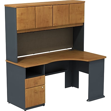 Bush Business Cubix 60W Single Pedestal Corner Desk with