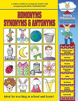 Barker Creek Homonyms, Synonyms and Antonyms Activity Book, 48 Pages