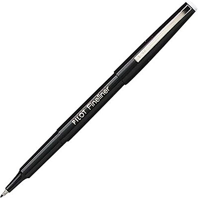 Pilot Fineliner Marker Pens Fine Point Black PIL11002