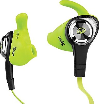 Monster iSport Intensity In Ear Headphones Green