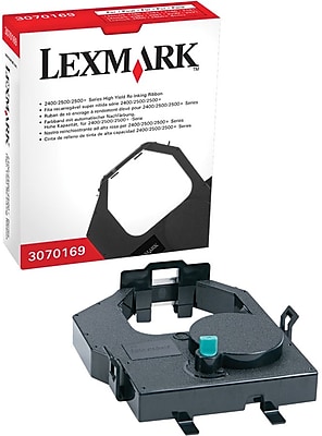 Lexmark 3070169 Black Re Ink Printer Ribbon