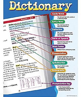 Trend Enterprises Dictionary Learning Chart