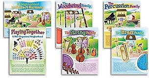 North Star Teacher Resources Bulletin Board Set Musical Instruments