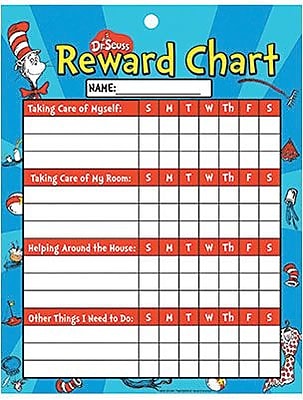 Eureka Cat in the Hat Dr. Seuss Reward Chart